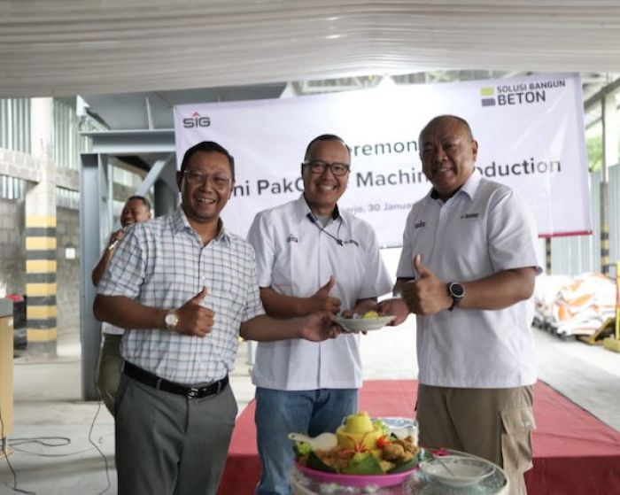 PT SBB Resmi Operasikan Fasilitas Pengepakan Beton Siap Pakai Dalam Kemasan di Sidoarjo