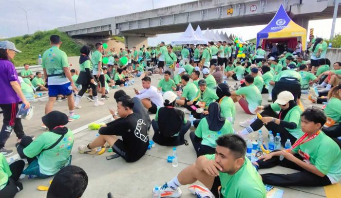 SAE RUN di Tol Probolinggo Tuai Sorotan