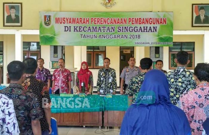 Musrenbang Kecamatan Singgahan, Tiap Desa Diakomodir Satu Usulan Prioritas