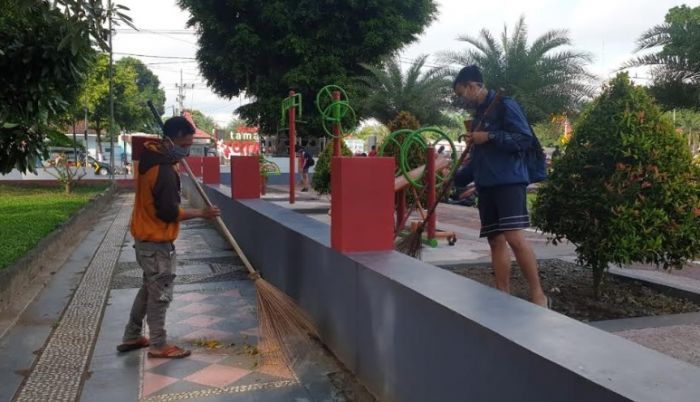 Tak Pakai Masker di Kota Blitar, Selain Dihukum Bersih-bersih, KTP Bisa Disita