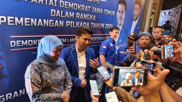 Di Rakerda Partai Demokrat Jatim, Khofifah Minta Setiap TPS Wajib Ada Saksi untuk Amankan Suara