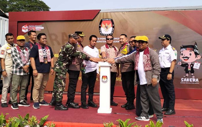 Apel Kesiapan Distribusi Logistik Pilkada, Ketua KPU Pasuruan: Kita Fokuskan di 8 Kecamatan