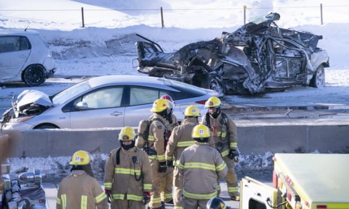 Dahsyat, Kecelakaan Libatkan 200 Mobil dan Truk di Kanada, 70 Terluka
