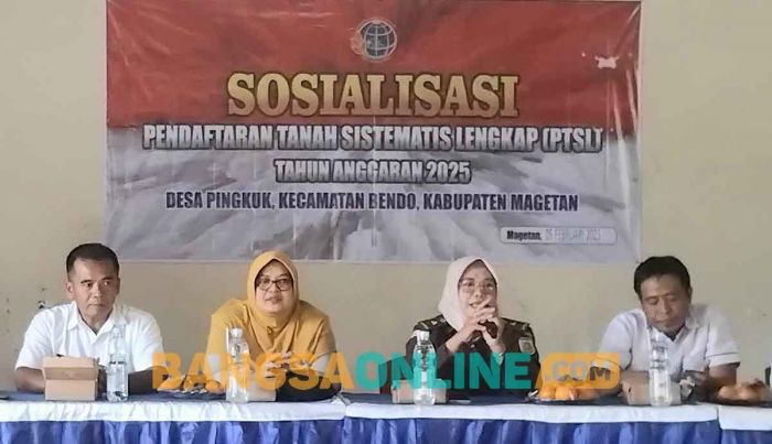 Perkuat Status Kepemilikan Tanah, Pemdes Pingkuk Magetan Sosialisasikan PTSL