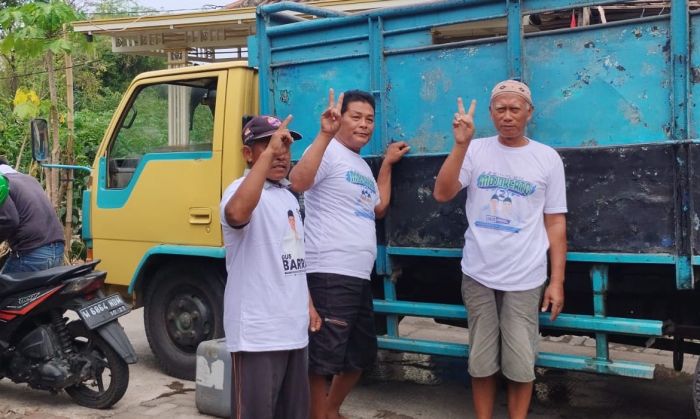 Warga Ngoro Bersyukur dapat Bantuan Air Bersih dan Siap Menangkan Gus Barra di Pilbup Mojokerto