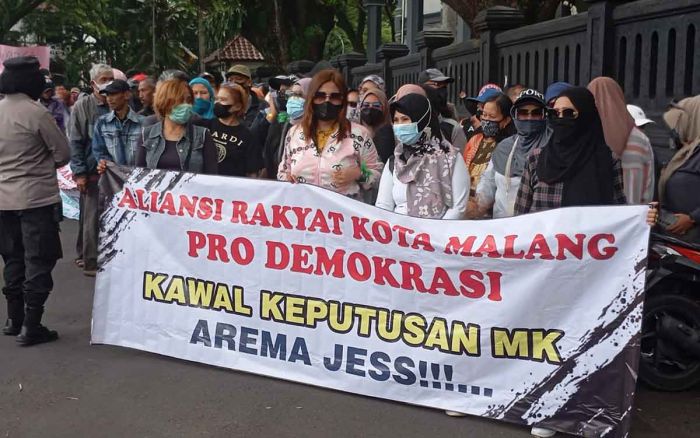 Jelang Putusan MK soal Pilkada 2024, Aliansi Rakyat Kota Malang Pro-Demokrasi Gelar Aksi Damai