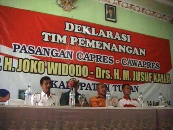 Kubu Jokowi-JK Optimis Raih 65 Persen di Tuban