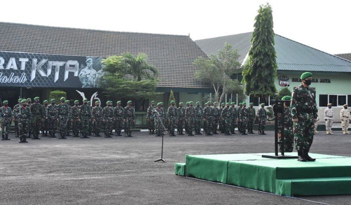 Setiap Hari Senin, Korem 084/BJ Gelar Upacara Rutin