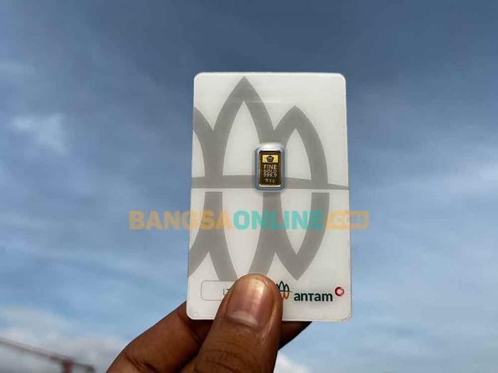 Harga Emas Antam Alami Lonjakan Rp137 Ribu dalam Satu Bulan