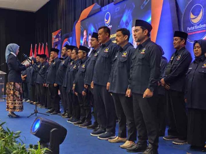 Perkuat Fondasi Organisasi, Ketua DPW Partai NasDem Jatim Kukuhkan DPD dan DPC se-Kabupaten Kediri
