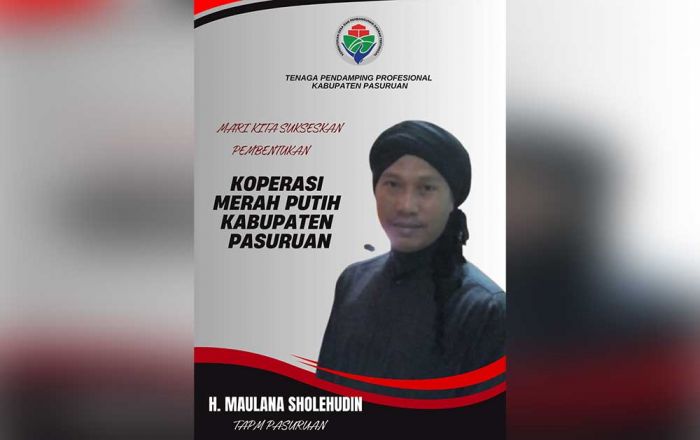 H. Maulana Sholehodin Ajak Masyarakat Sukseskan Pembentukan Koperasi Merah Putih di Pasuruan