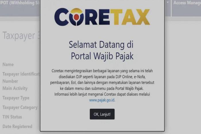 Solusi Coretax Terbaru Lapor SPT Tapi Error Code 400 Nilai Non Null dan New Passphrase