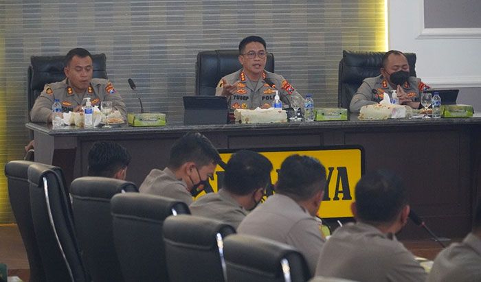 Cegah Kriminalitas, Polrestabes Surabaya Gelar Operasi Pekat Semeru 2022