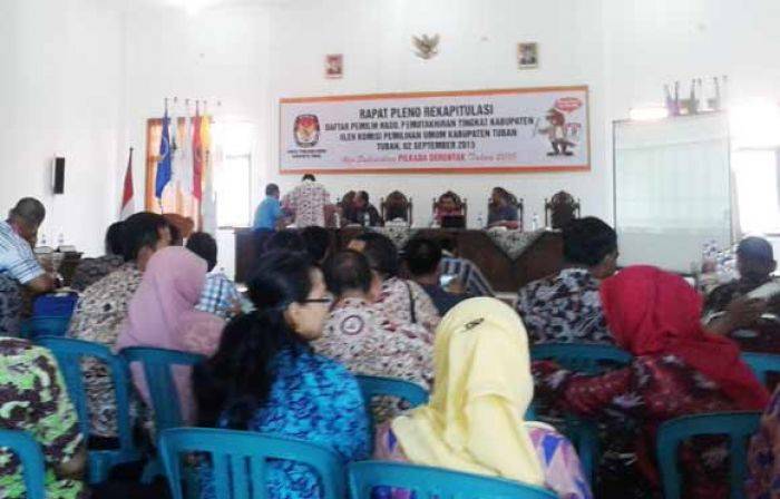 KPU Tuban Tetapkan 938.686 DPS