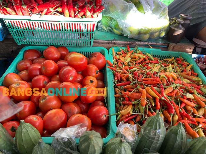 Harga Sembako Jatim Rabu 6 Agustus 2025: Cabai Rawit Rp32.076/kg, Tomat Rp11.036/kg