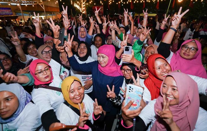 Gayengnya Sarasehan Perempuan Tangguh Driver Ojol Bersama Khofifah, Begini Suasananya