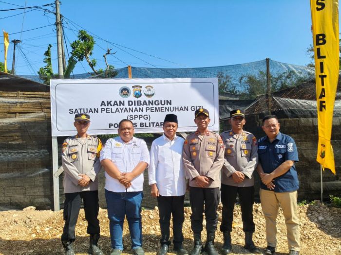 Polres Blitar Lakukan Groudbreaking SPPG di Desa Jimbe