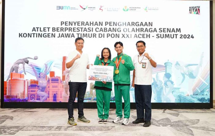 Petrokimia Gresik Beri Bonus ke Atlet Senam Peraih Medali di PON XXI Aceh-Sumut 2024