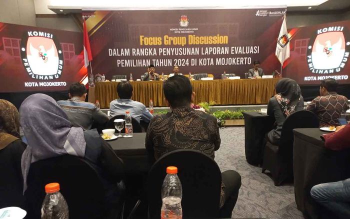 Gelar FGD, KPU Kota Mojokerto Evaluasi Pemilu 2024