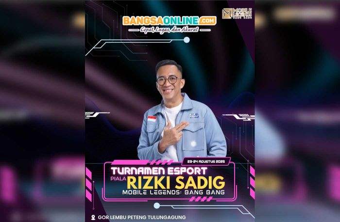 Pelajar Merapat! Ikuti Turnamen Mobile Legends Piala Rizki Sadig dan Rebut Hadiah Total Rp20 Juta Pelajar Merapat! Ikuti Turnamen Mobile Legends Piala Rizki Sadig dan Rebut Hadiah Total Rp20 Juta