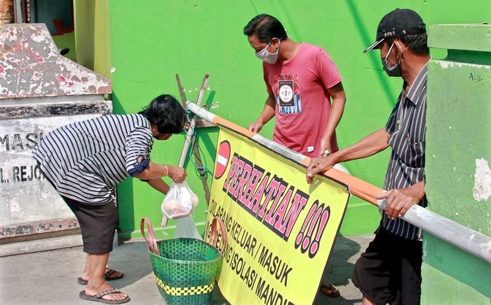 1 Warga Karyawan Pabrik Rokok Positif Covid-19, 1 Gang di Rejomulyo Kota Kediri Diisolasi