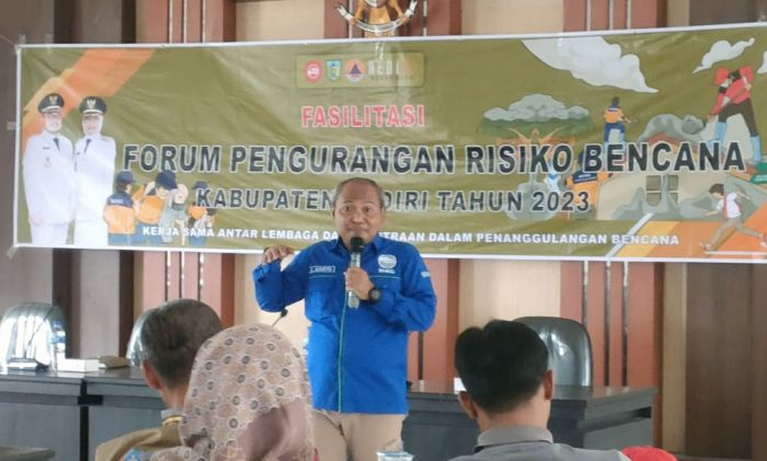 BPBD dan FPRB Kabupaten Kediri akan Bentuk Sembilan Pos Lapangan Relawan