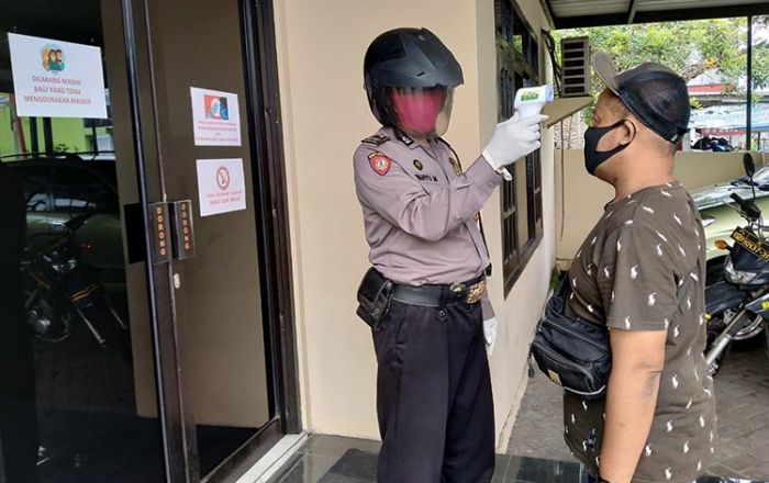 Masuk Polsek Wajib Pakai Masker, Kapolresta Sidoarjo: Warga Harus Patuhi Instruksi Pemerintah