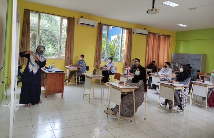 Jelang PTM Juli Mendatang, SMA Muhammadiyah 2 Sidoarjo Gelar Uji Coba Tatap Muka