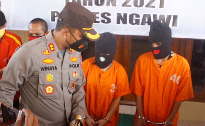 Edarkan Narkoba, Mama Muda dan Seorang Pemuda di Ngawi Diringkus Polisi