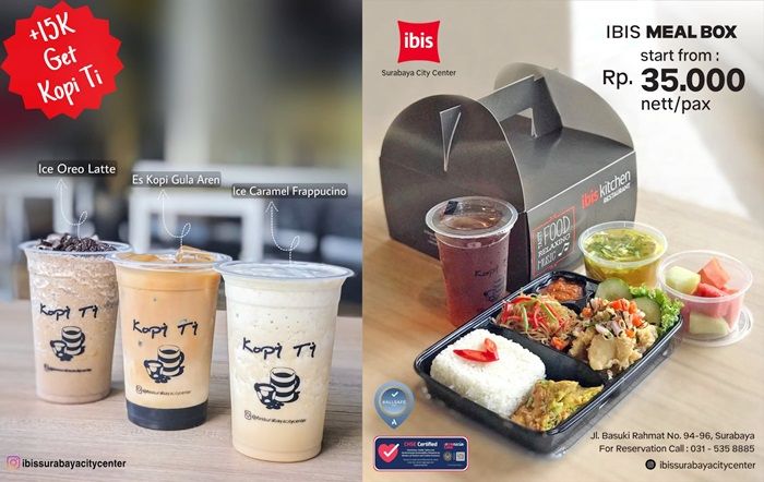 Ibis Surabaya City Center Tawarkan Meal Box Lengkap dengan Porsi Besar dan Harga Murmer