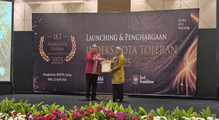 Kota Probolinggo Raih Penghargaan Indeks Kota Toleran 2025