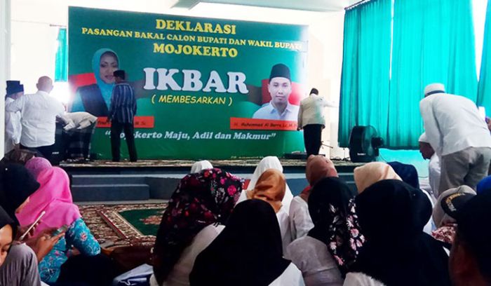 Istri MKP Nyalon di Pilbup Mojokerto 2020 Gandeng Gus Barra, Putra Kiai Asep