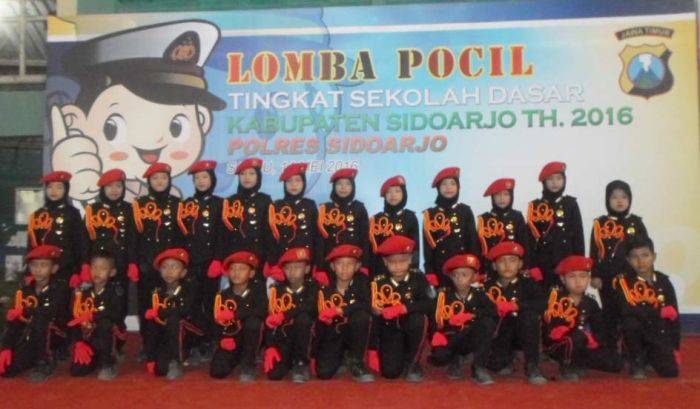 Ajarkan Tertib Lalu Lintas Sejak Dini, Pemkab bersama Polres Sidoarjo Gelar Lomba Pocil