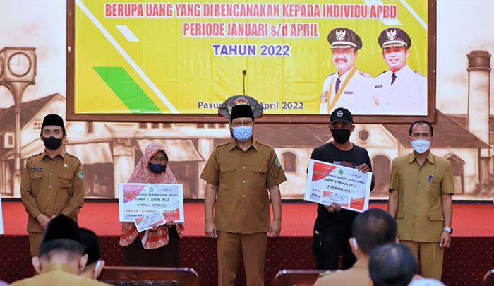 Kurangi Beban Masyarakat Terdampak Pandemi, Pemkot Pasuruan Beri Bantuan untuk 5.319 KPM