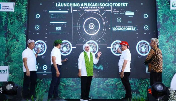 Dukung Peluncuran Platform Socio Forest, Gubernur Khofifah: Aplikasi Multi Manfaat