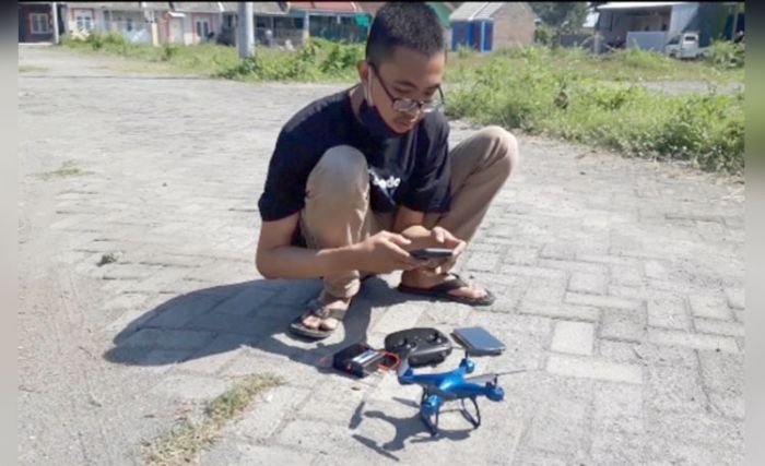 Ciptakan Drone Sebagai Alat Komunikasi di Daerah Bencana, Siswa MAN 2 Kediri Bercita-cita Masuk ITS