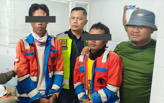 Curi Kabel Grounding Milik PT SBI, Dua Karyawan Rekanan Diringkus Polres Tuban