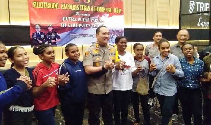 Kapolres Jamin Keamanan dan Kenyamanan Pelajar Asal Papua di Tuban