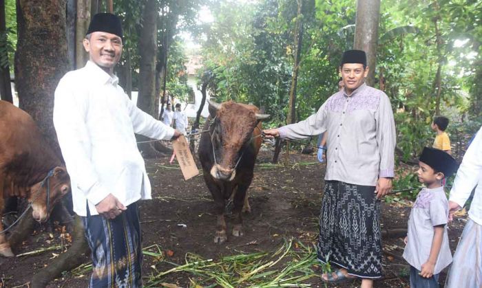 Rayakan Hari Raya Idul Adha, Wali Kota Kediri Sholat di Masjid Assa