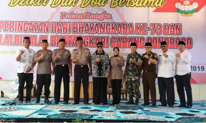 Peringati Hari Bhayangkara ke-73, Polres Ponorogo Gelar Dzikir dan Doa Bersama