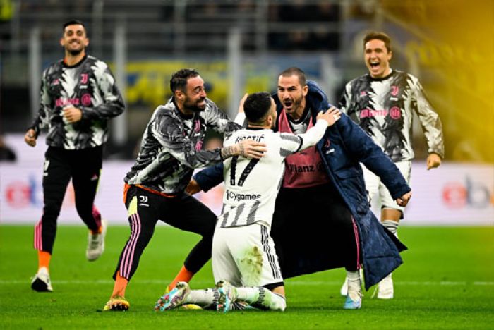 Hasil Liga Italia: Juventus Bungkam Inter Milan di Giuseppe Meazza