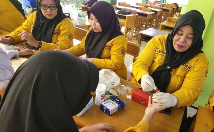 Cegah Stunting dan Anemia, Puskesmas Pulorejo Ngoro Gelar Gerakan Aksi Bergizi ke Pelajar