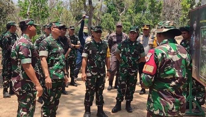 Asisten Teritorial Kepala Staf TNI AD Kunjungi Lokasi TMMD Ke-122 di Kediri