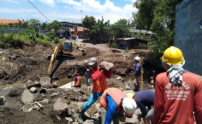 Perbaikan Infrastruktur Akibat Banjir di Pasuruan Mulai Dilakukan