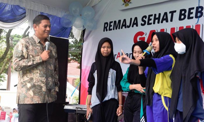 Wali Kota Kediri Launching Remaja Sehat Bebas Anemia dengan Galuh Trendi