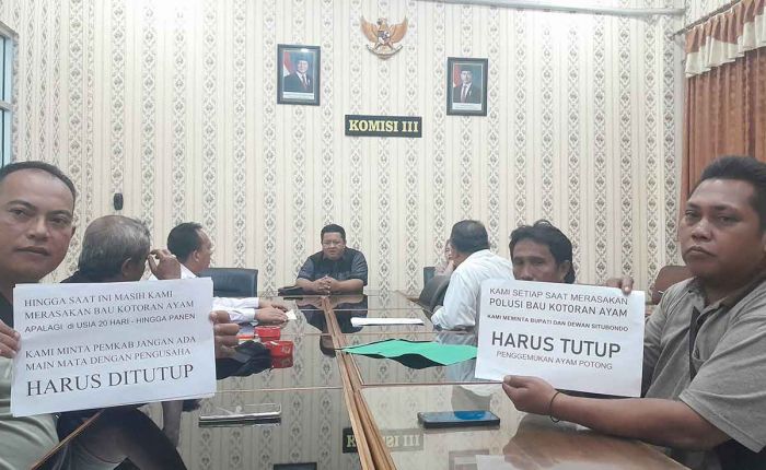 Keluhkan Bau Kandang Ayam, Warga Wadul ke Komisi III DPRD Situbondo