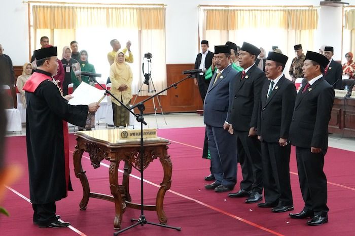 Resmi Dilantik, 4 Pimpinan DPRD Kediri Periode 2024-2029 Segera Susun RAPBD 2025