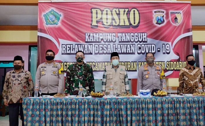 Kapolresta Sidoarjo Hadiri Launching Kampung Tangguh Semeru Desa Pagerwojo