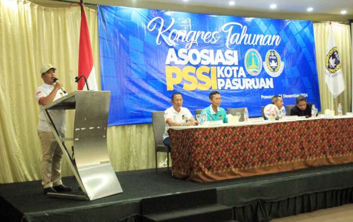 Harapan Plt Wali Kota Pasuruan saat Buka Kongres Asosiasi PSSI