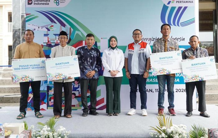 Pertamina Patra Niaga Gelar Pasar Sembako Murah di Tuban